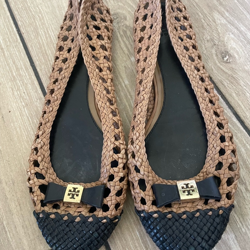 Tory Burch Woven Flats - Picture 2 of 3